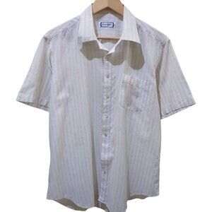 Yves Saint Laurent 90s Striped Short Sleeve Shirt